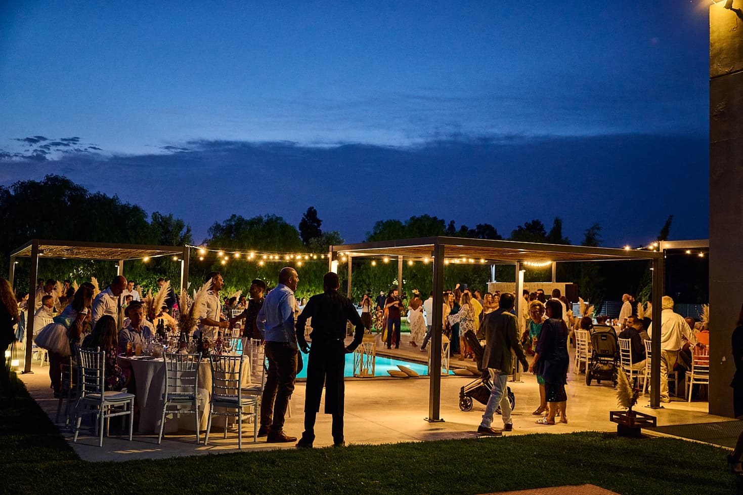 Villa Elia outdoor venue mood